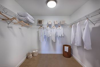 Large walk-in & walk-through closets*